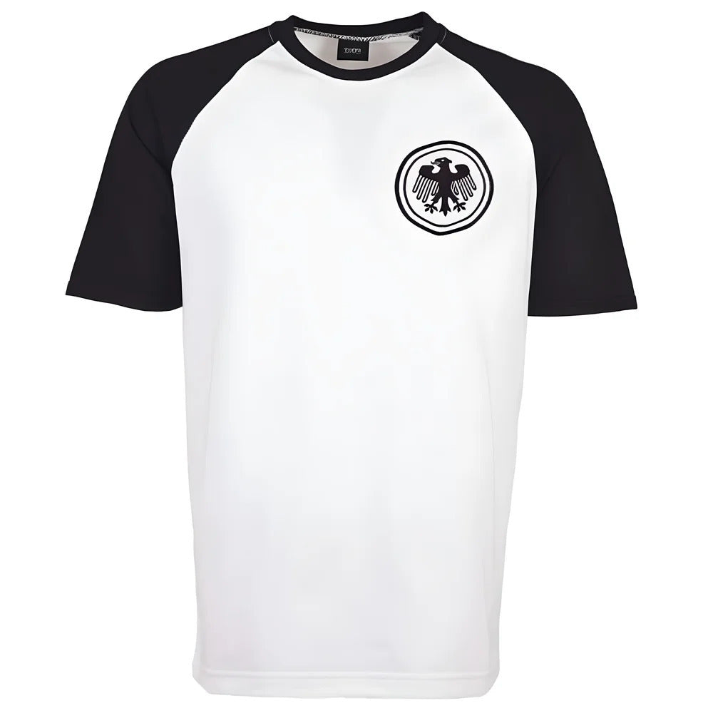 Germany Raglan Sleeve White/Black Retro T-Shirt_1