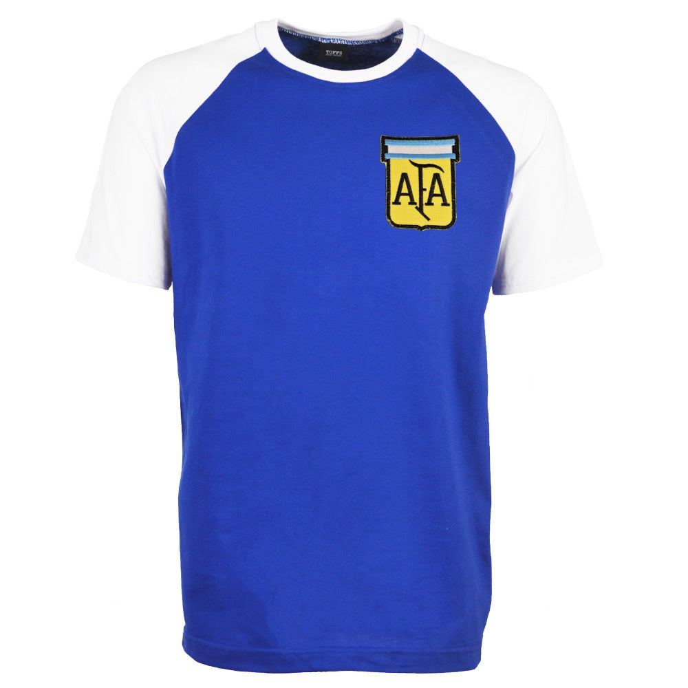 Argentina 2018 Raglan Away Retro Football Shirt_1