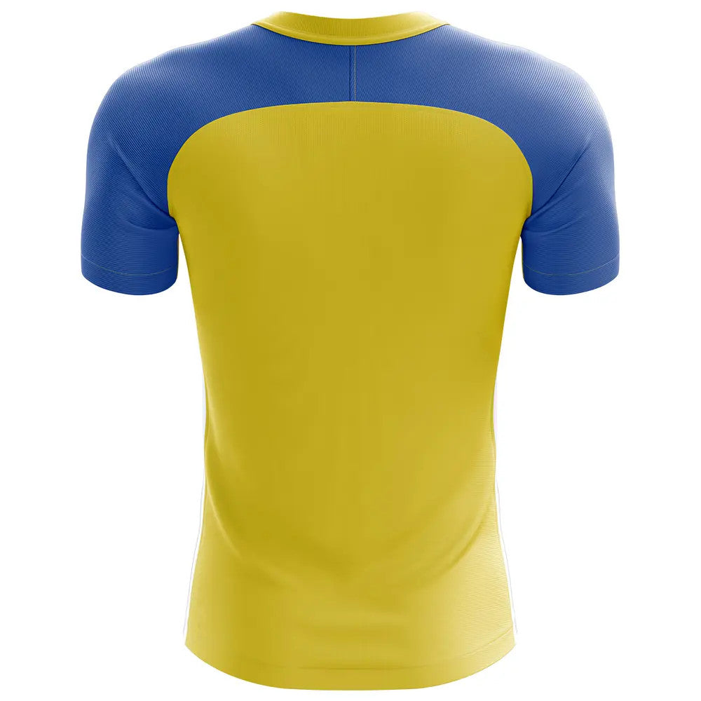 2025-2026 Ukraine Home Concept Football Shirt - Kids (Long Sleeve)_1