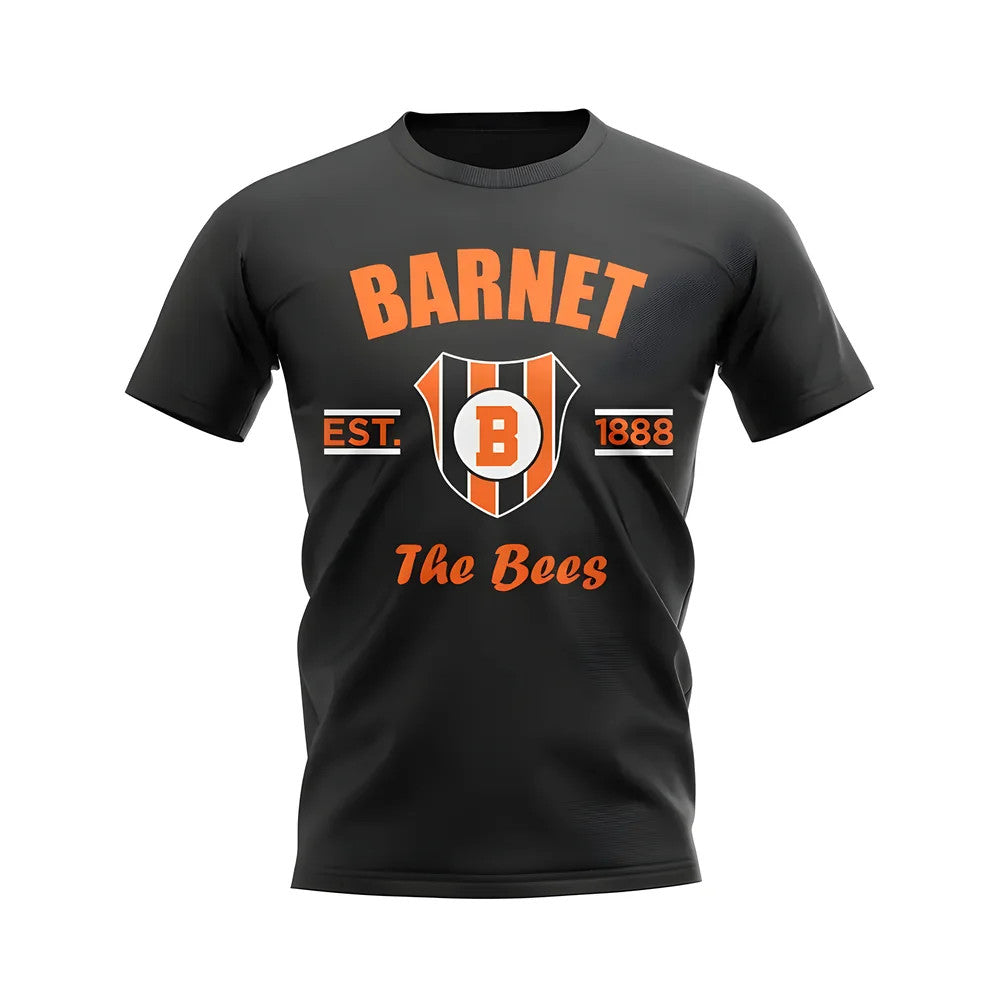 Barnet Established Football T-Shirt (Black)_1