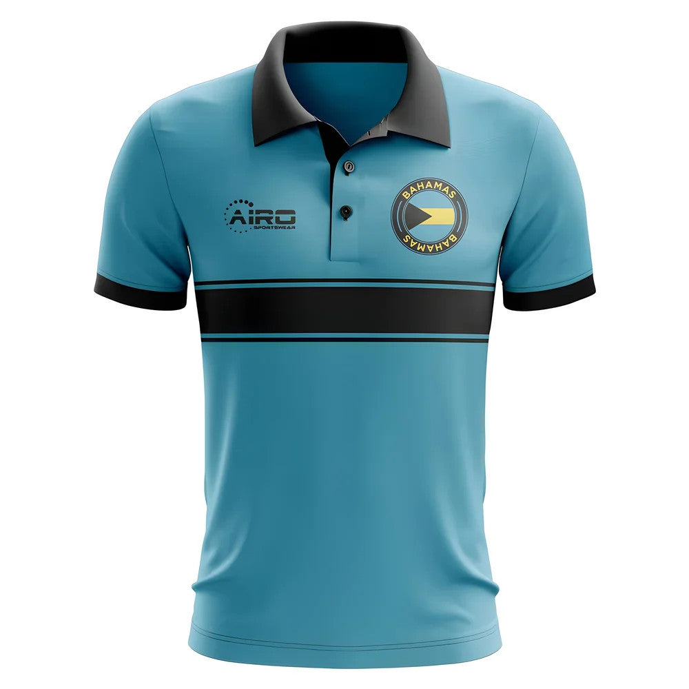 Bahamas Concept Stripe Polo Shirt (Sky)_1