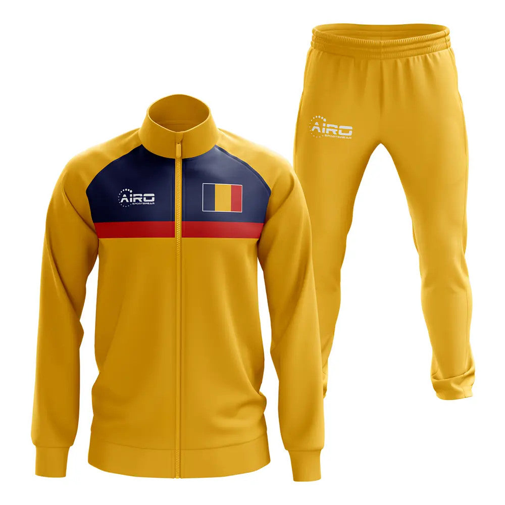 Chad Concept Football Tracksuit (Yellow)_1