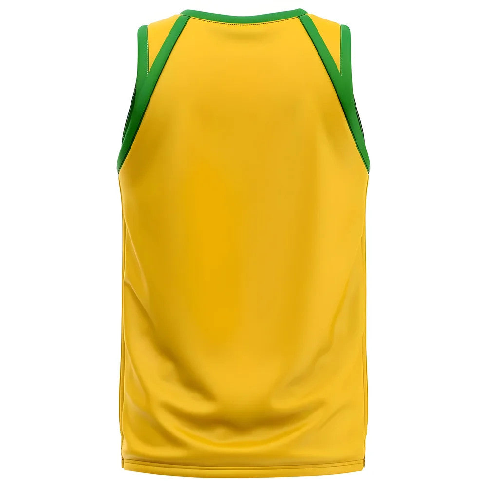 Brazil Home Concept Basketball Shirt - Little Boys_1