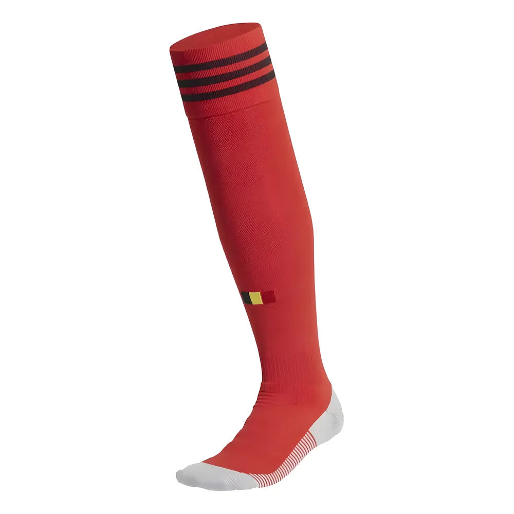 2020-2021 Belgium Home Adidas Football Socks (Red)_1