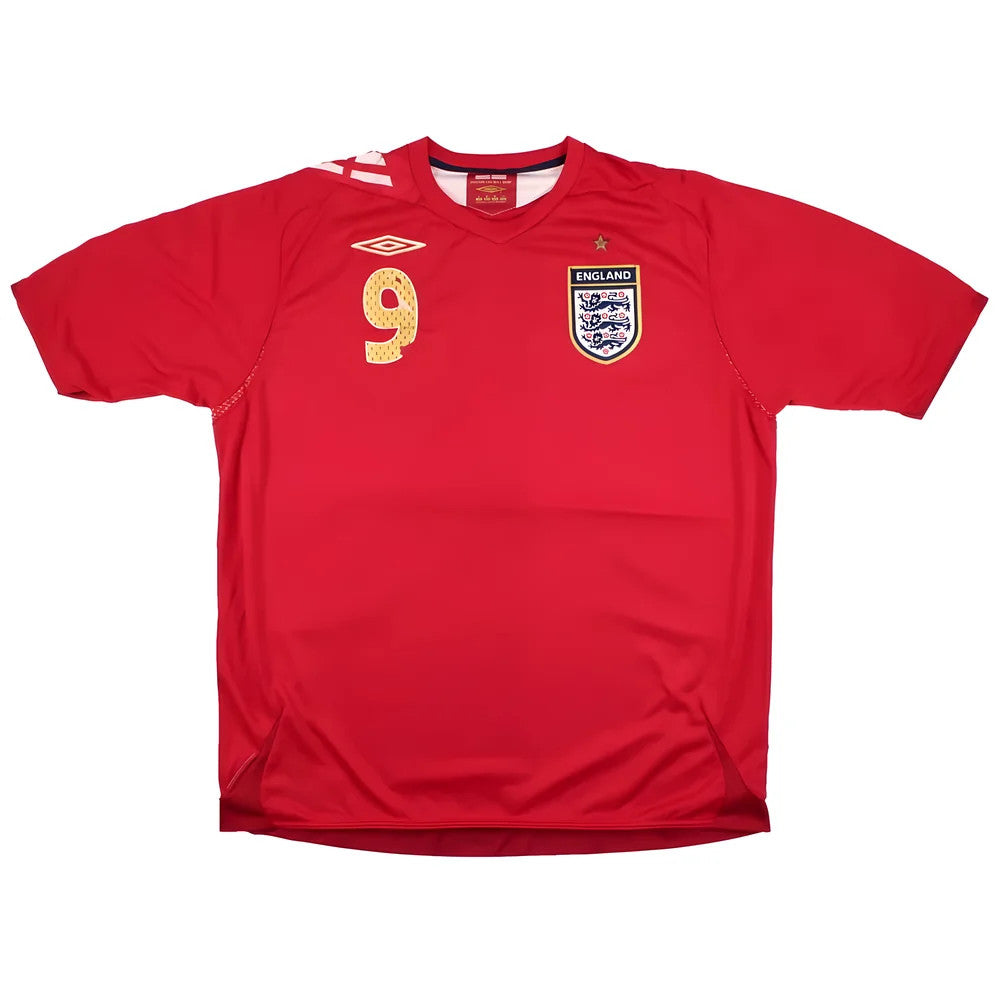 England 2006-08 Away Shirt (Rooney #9) (XL) (Good)_1