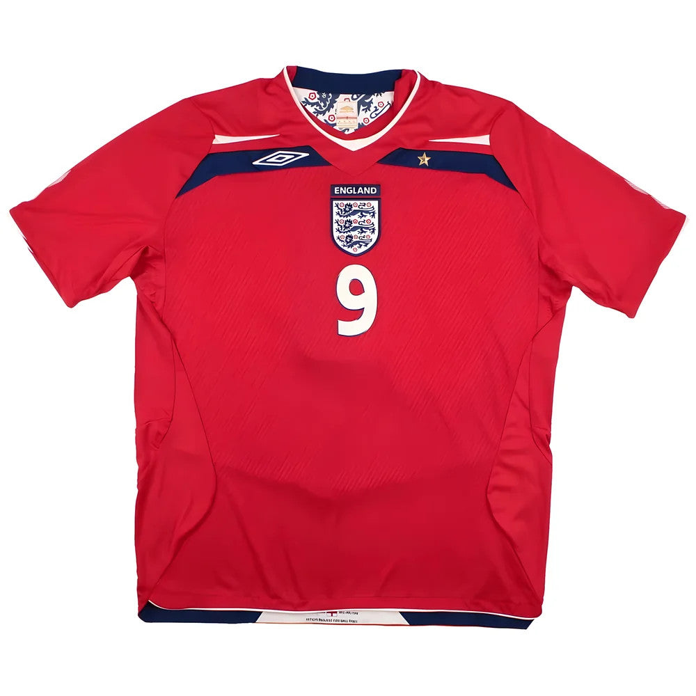 England 2008-09 Away Shirt (Rooney #9) (Mint)_1