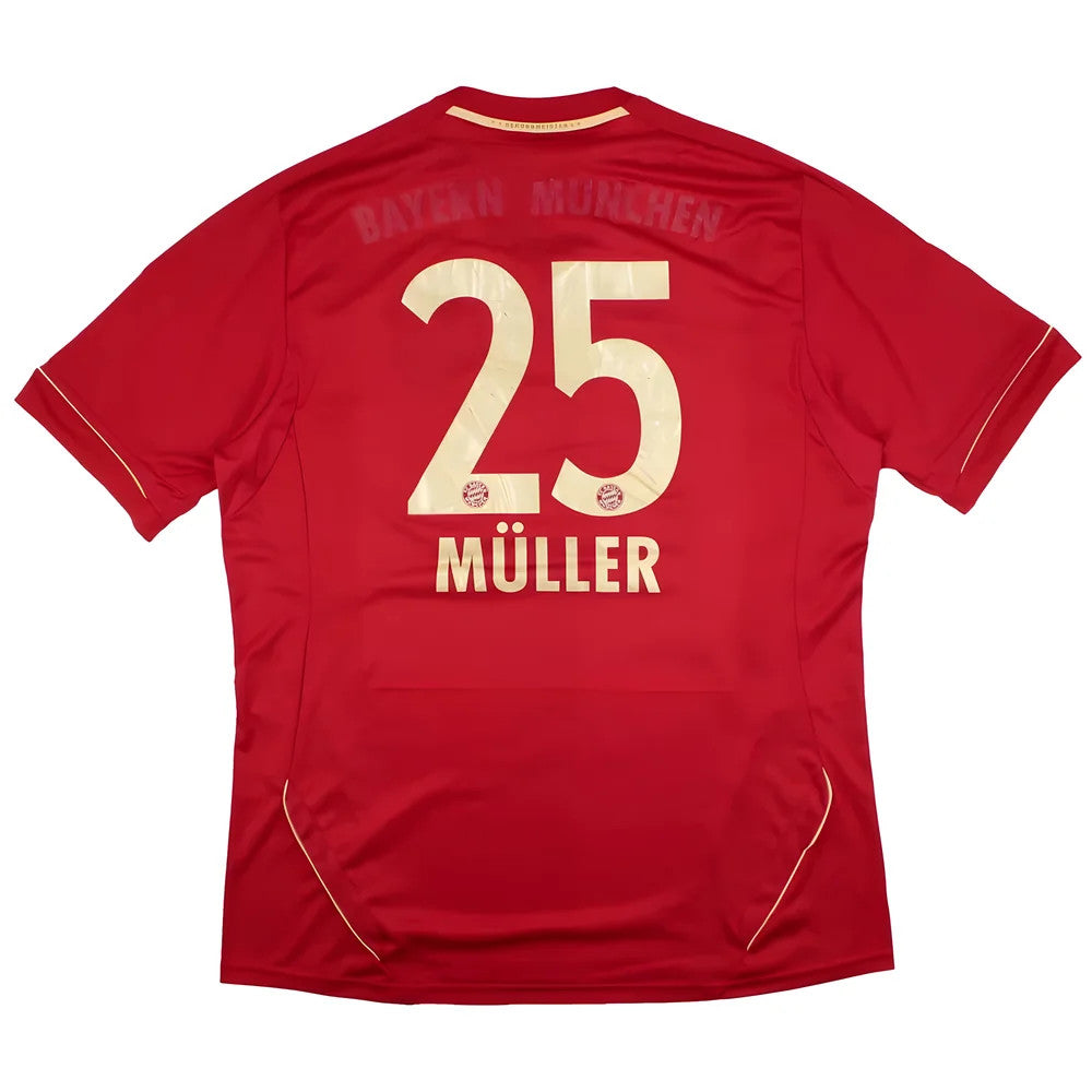 Bayern Munich 2011-13 Home Shirt (XL) Muller #25 (Good)_1