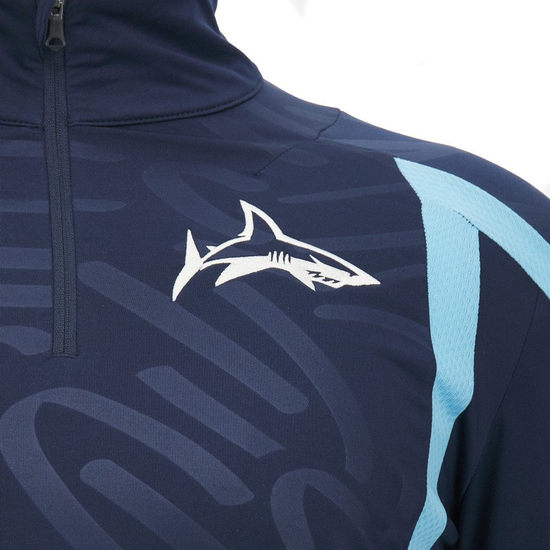 2026-2027 Sale Sharks Quarter Zip Training Top (Navy)_4