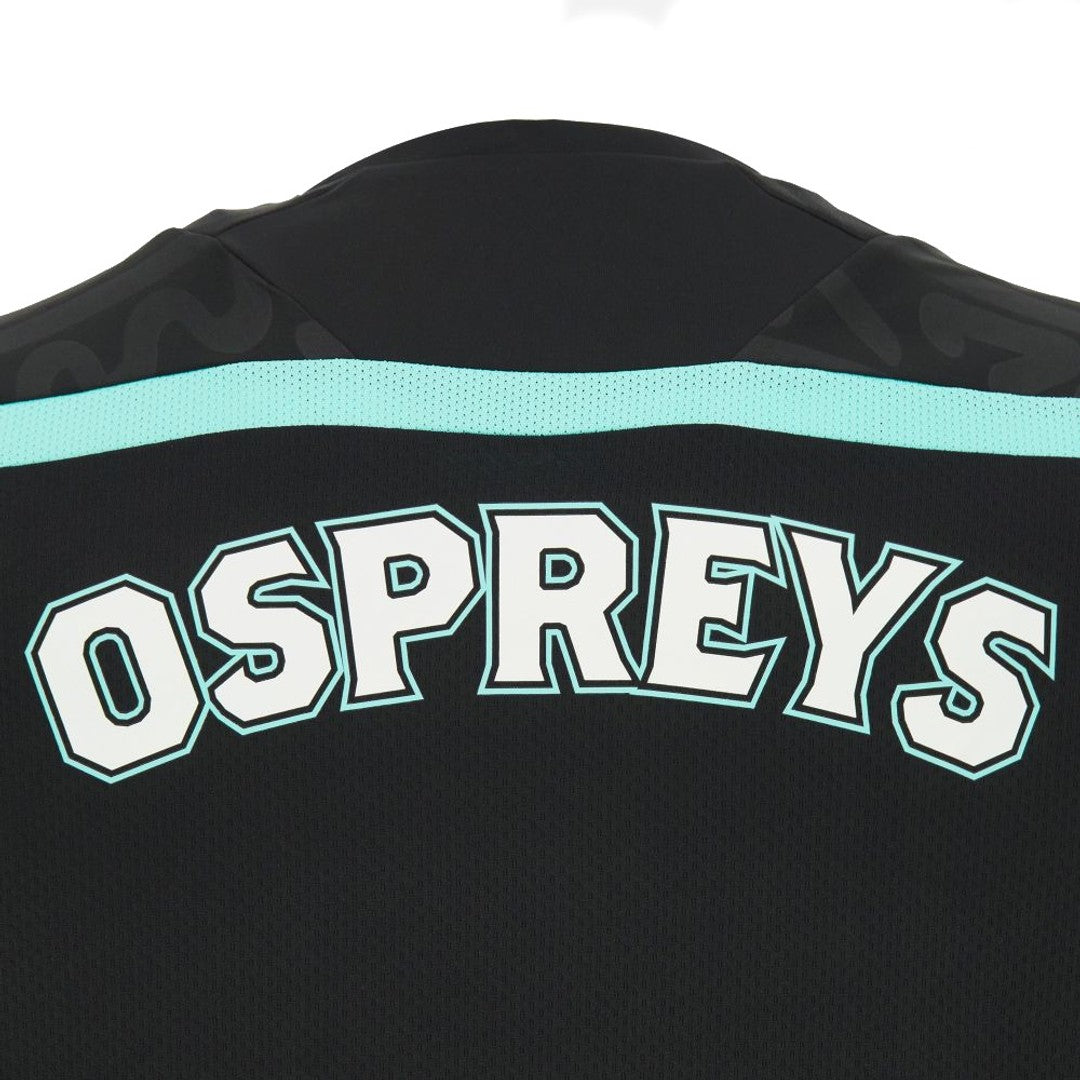 2026-2027 Ospreys Rugby Poly Long Sleeve Training Shirt (Black)_5
