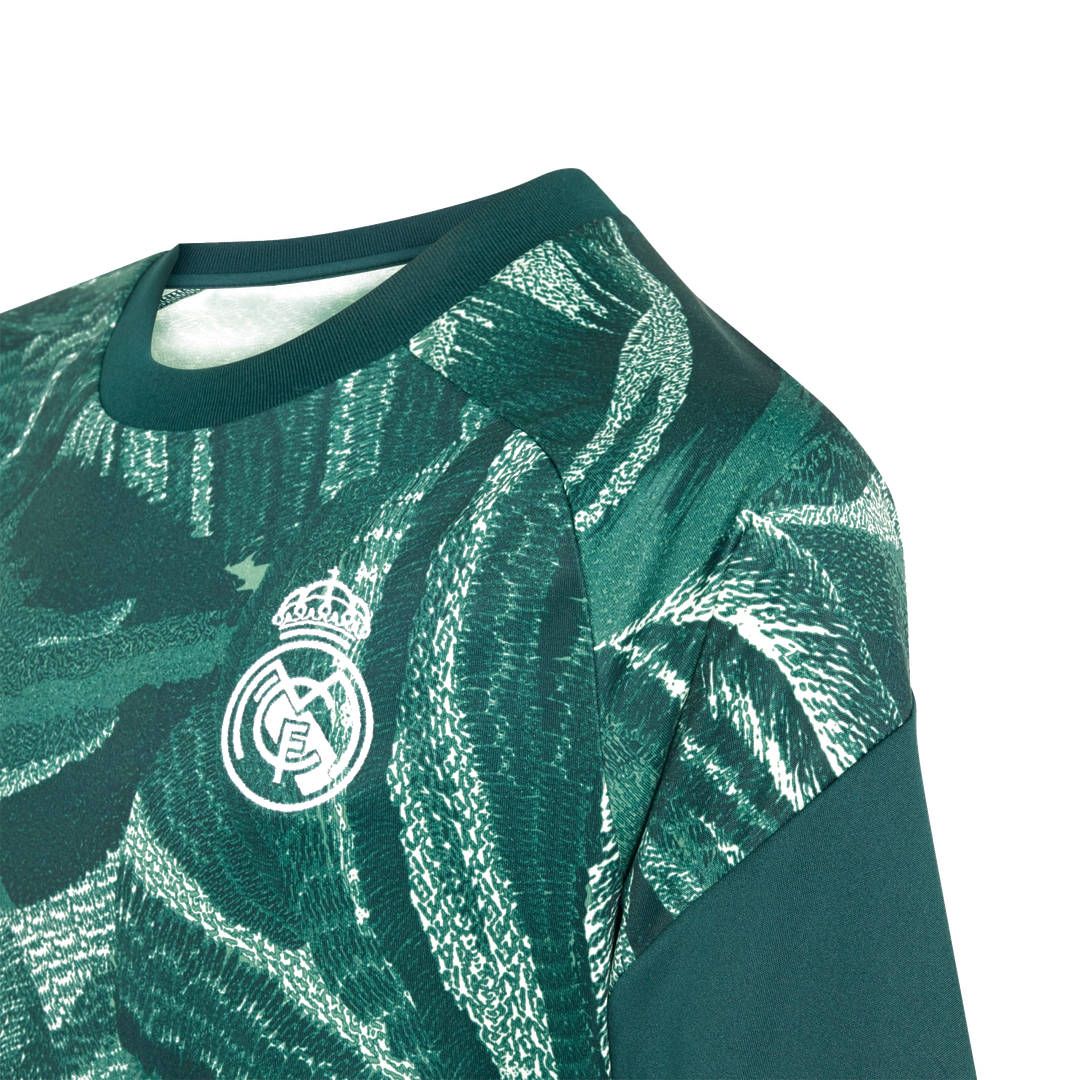 2026-2027 Real Madrid Pre-Match Shirt (Aurora Ivy) - Kids_3