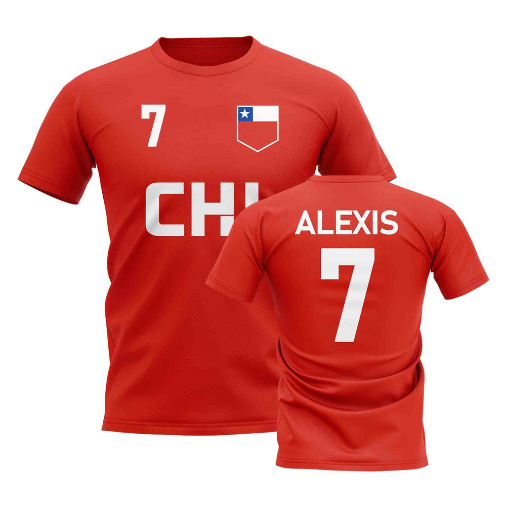 Alexis Sanchez Chile Country Code Hero T-Shirt (Red)_1