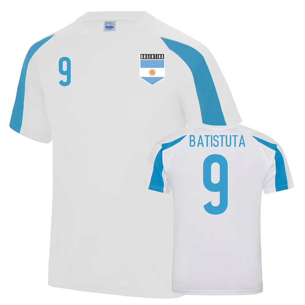 Argentina Sports Training Jersey (Batistuta 9)_1