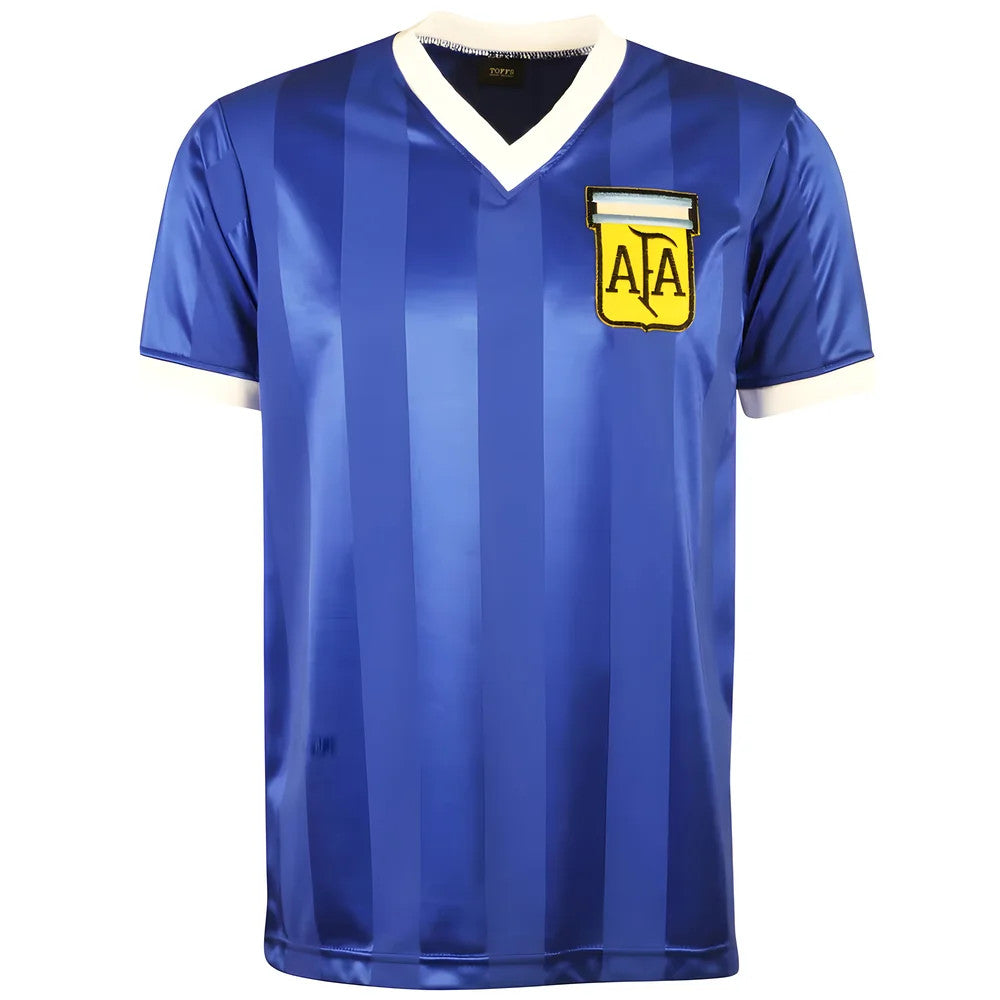 Argentina 1986 World Cup Away No 10 Football Shirt_3