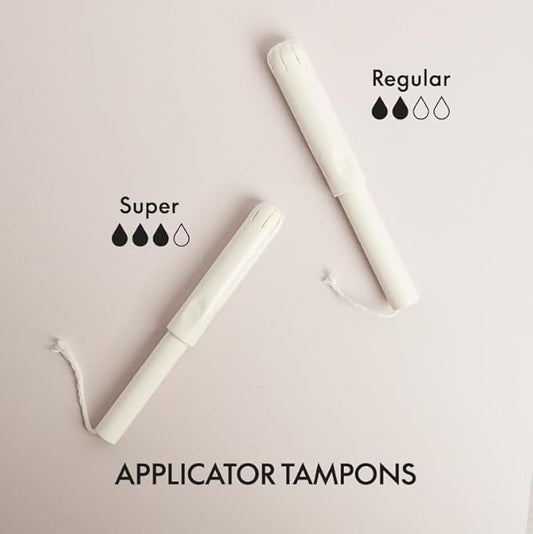 Organic Cotton Applicator Tampons