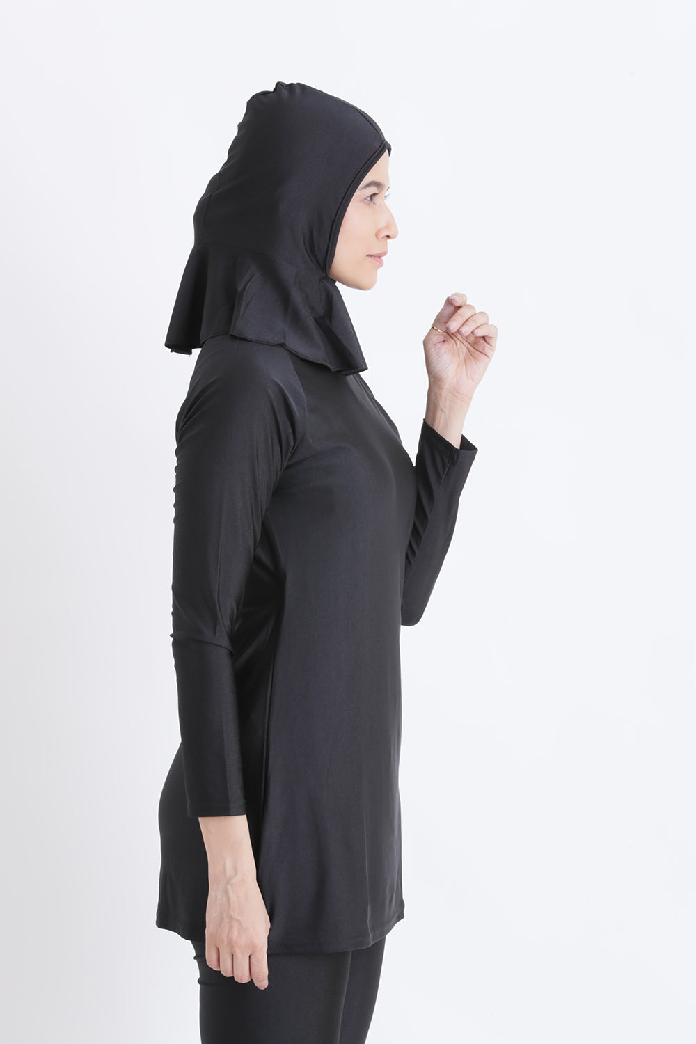 Ameera Modest Black Swimwear Set