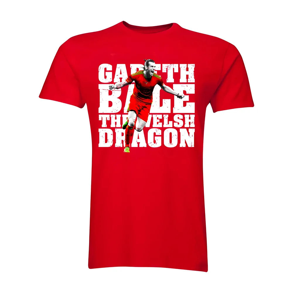 Gareth Bale The Welsh Dragon T-Shirt (Red)_1