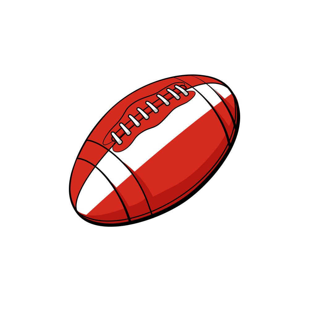 Canada Rugby Ball Hoody (Red)_1