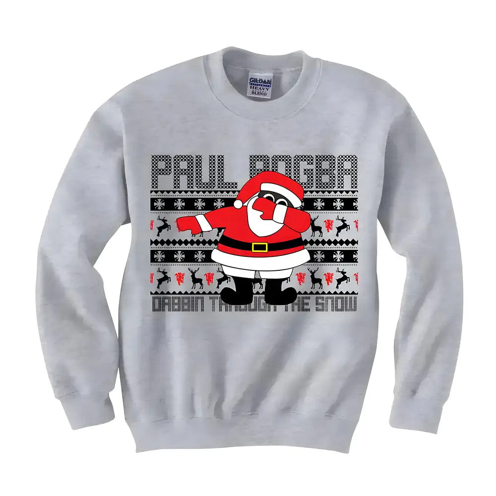 Paul Pogba Christmas Dabbin Jumper (Grey)_1