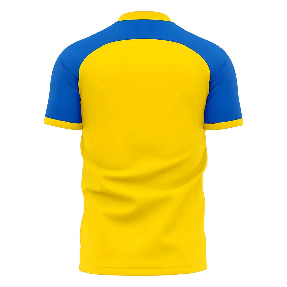 Ukraine Stop War Concept Football Kit (Libero) - Yellow_1
