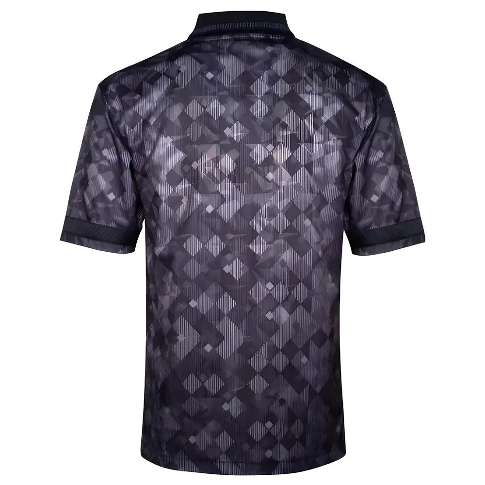 England 1990 Black Out Retro Football Shirt_1