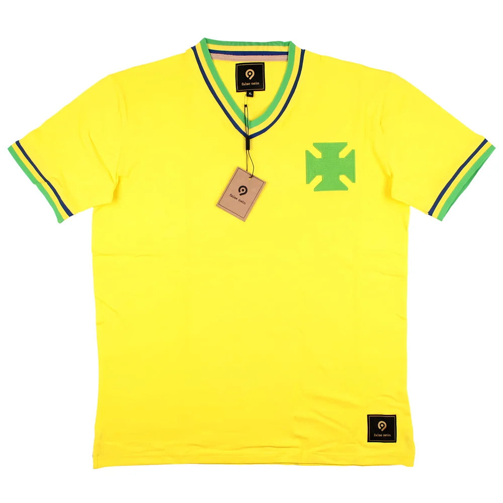 False Nein Brazil Home Football Shirt_1