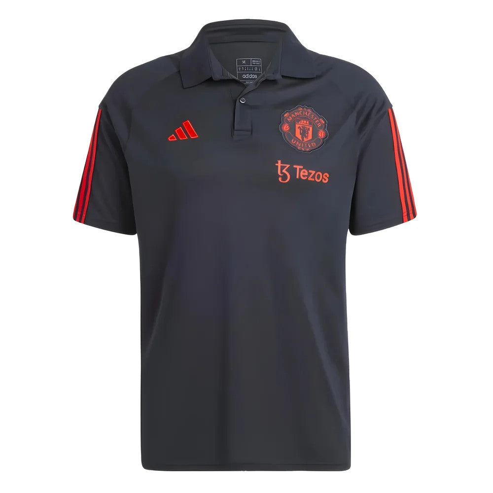 2023-2024 Man Utd Polo Shirt (Black)_1