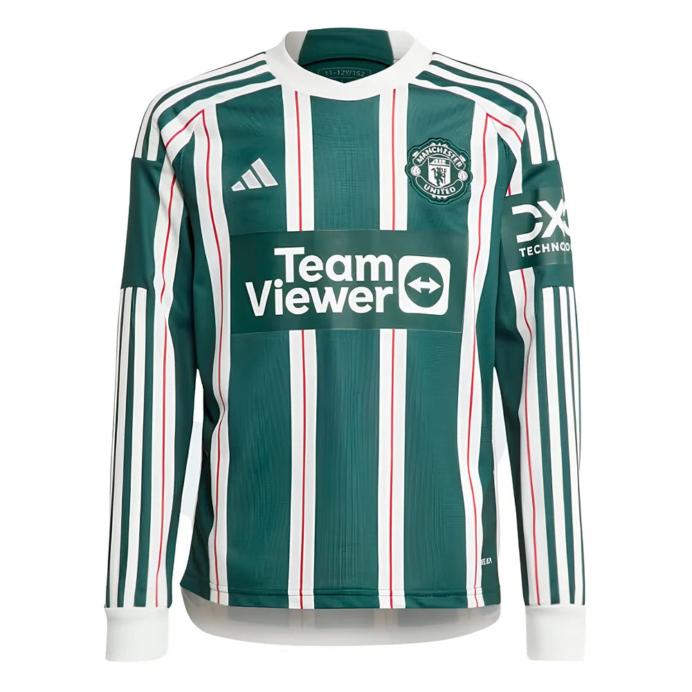 2023-2024 Man Utd Away Long Sleeve Shirt (Kids) (Rashford 10)_4