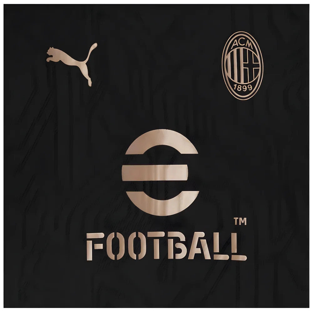 2024-2025 AC Milan Training Shirt (Black) - Kids_2