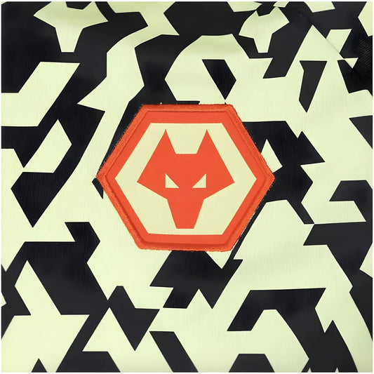 2024-2025 Wolves Pre Match T-Shirt - Black/Lime_3