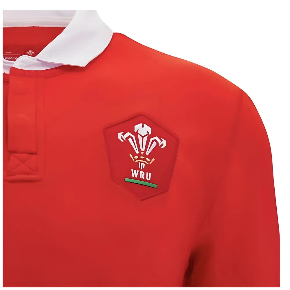 2024-2025 Wales WRU Home LS Cotton Rugby Shirt_2