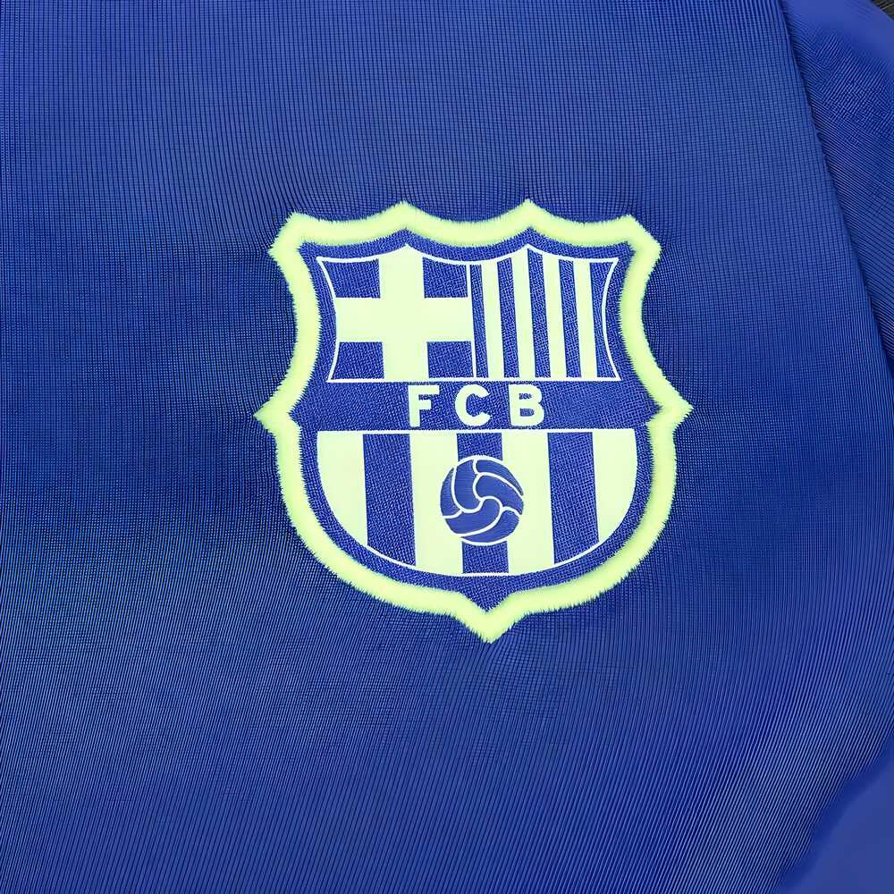 2024-2025 Barcelona Third Dri-FIT Drill Top (Blue/Lime)_2