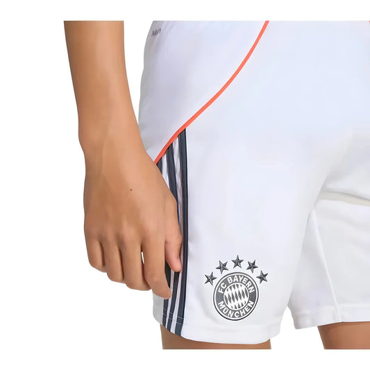 2025-2026 Bayern Munich Away Shorts (White) - Kids_1