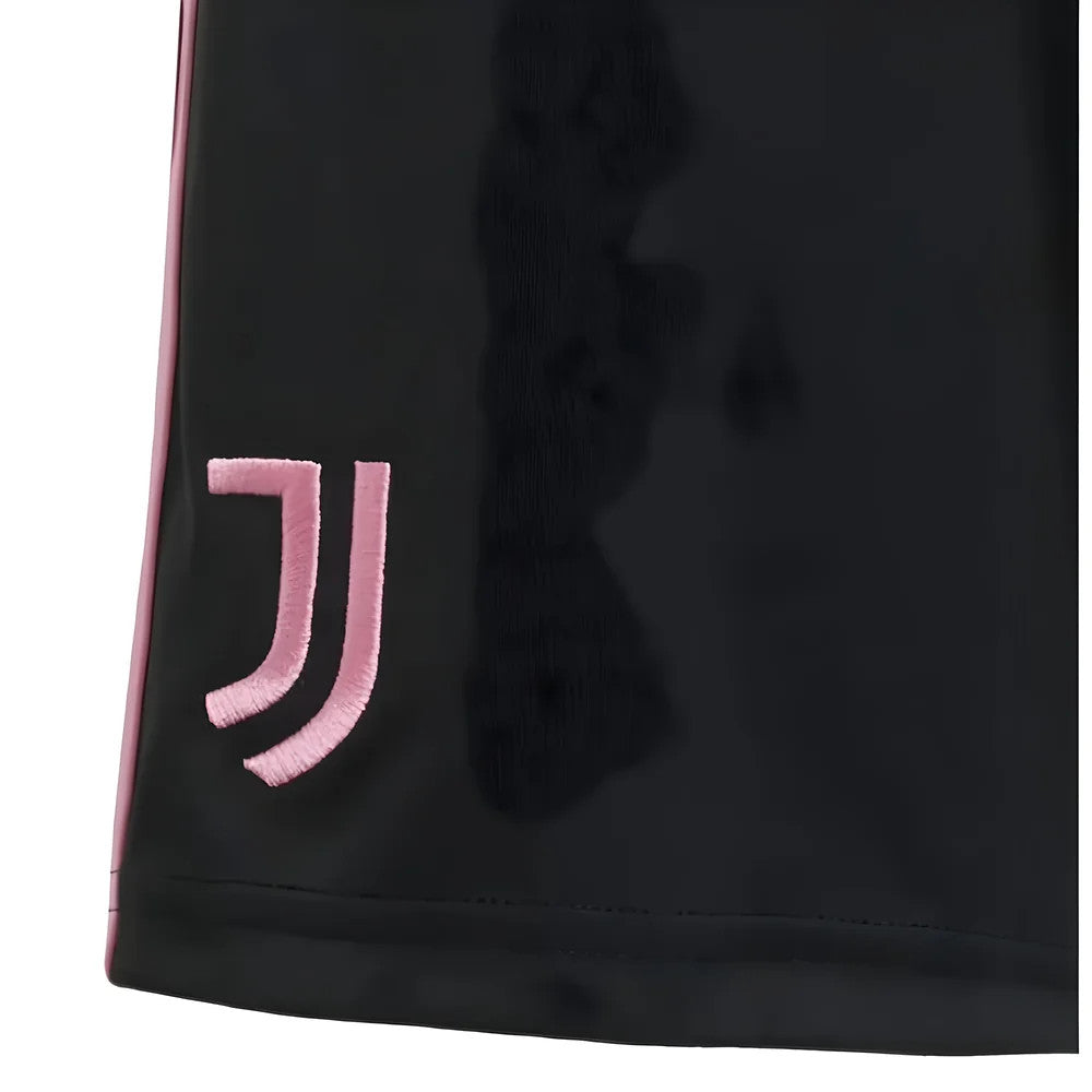 2025-2026 Juventus Home Shorts (Black) - Kids_1