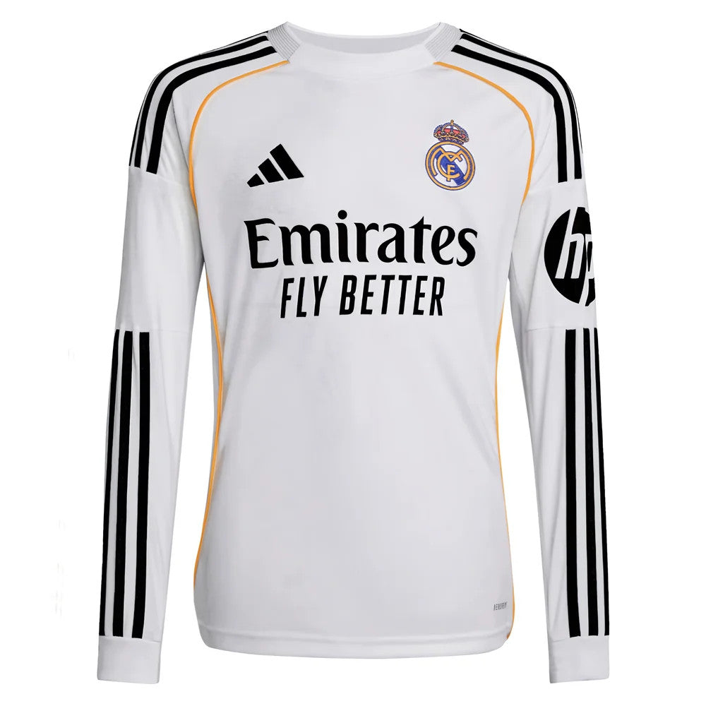 2025-2026 Real Madrid Long Sleeve Home Shirt (Kids) (Ronaldo 7)_4