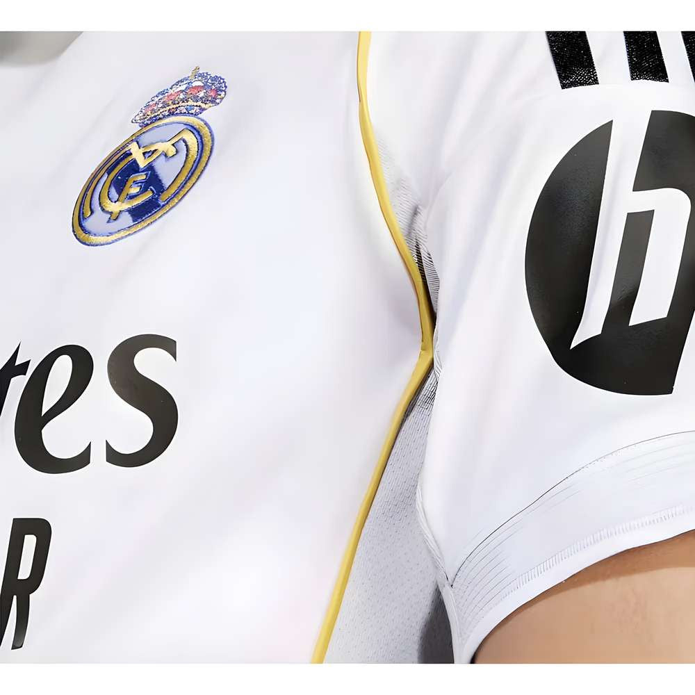 2025-2026 Real Madrid Home Shirt (Kids) (Mbappe 10)_5