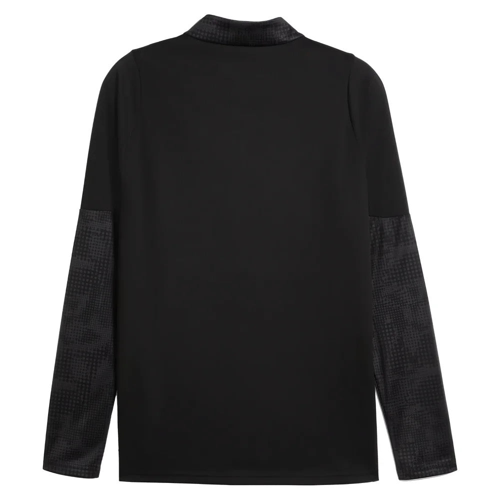 2025-2026 AC Milan Training 1/4 Zip Top (Black)_1