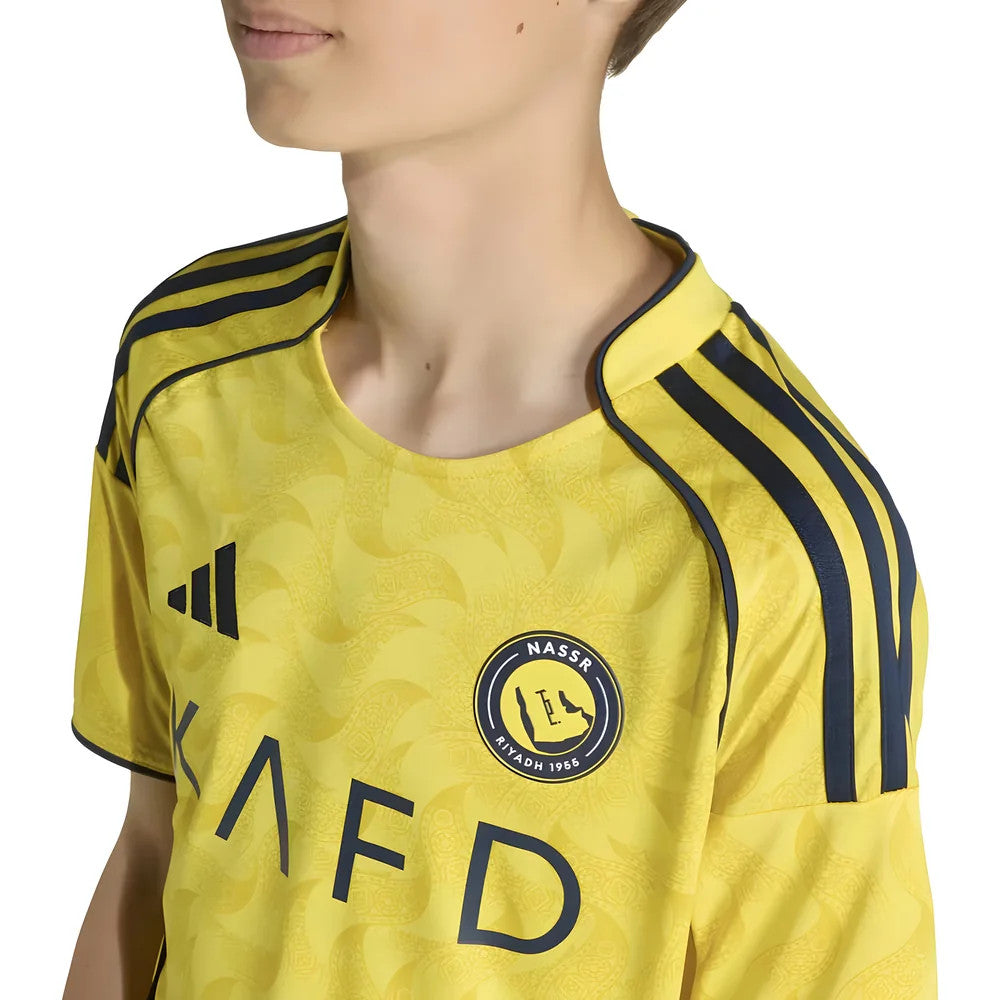 2025-2026 Al Nassr Home Shirt (Kids) (Ronaldo 7)_4