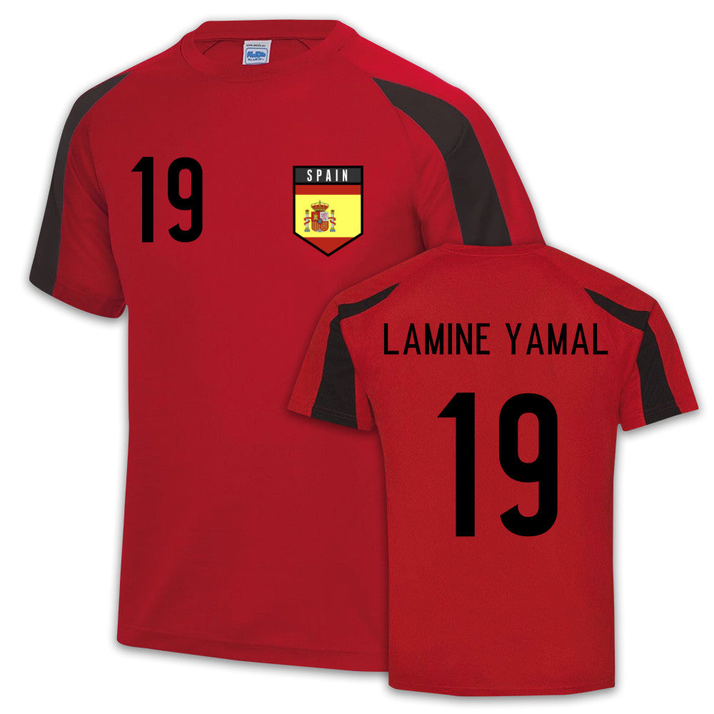 Spain Sports Training Jersey (Lamine Yamal)_1