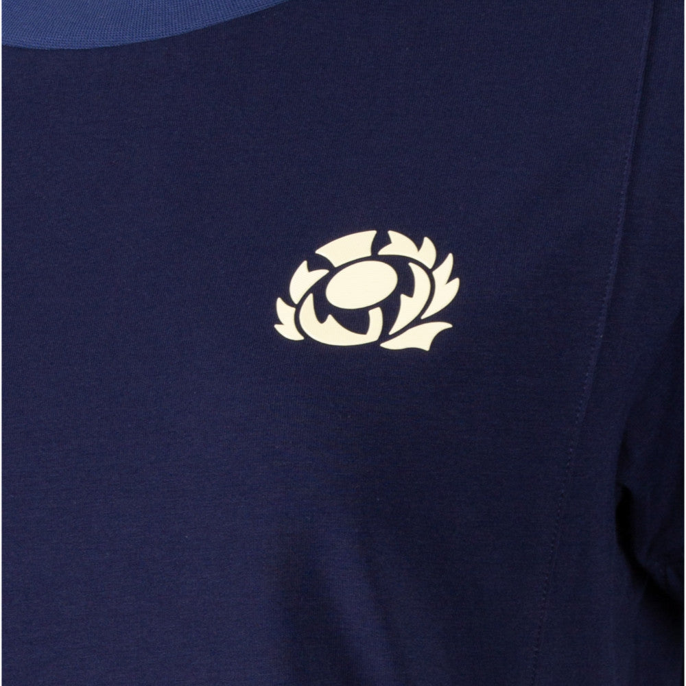 2026-2027 Scotland Rugby Ath Cotton T-Shirt (Navy) - Womens_2