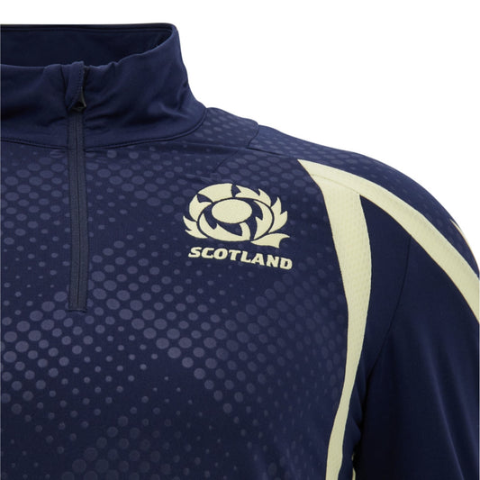2026-2027 Scotland Rugby Training 1/4 Zip Top (Navy)_1
