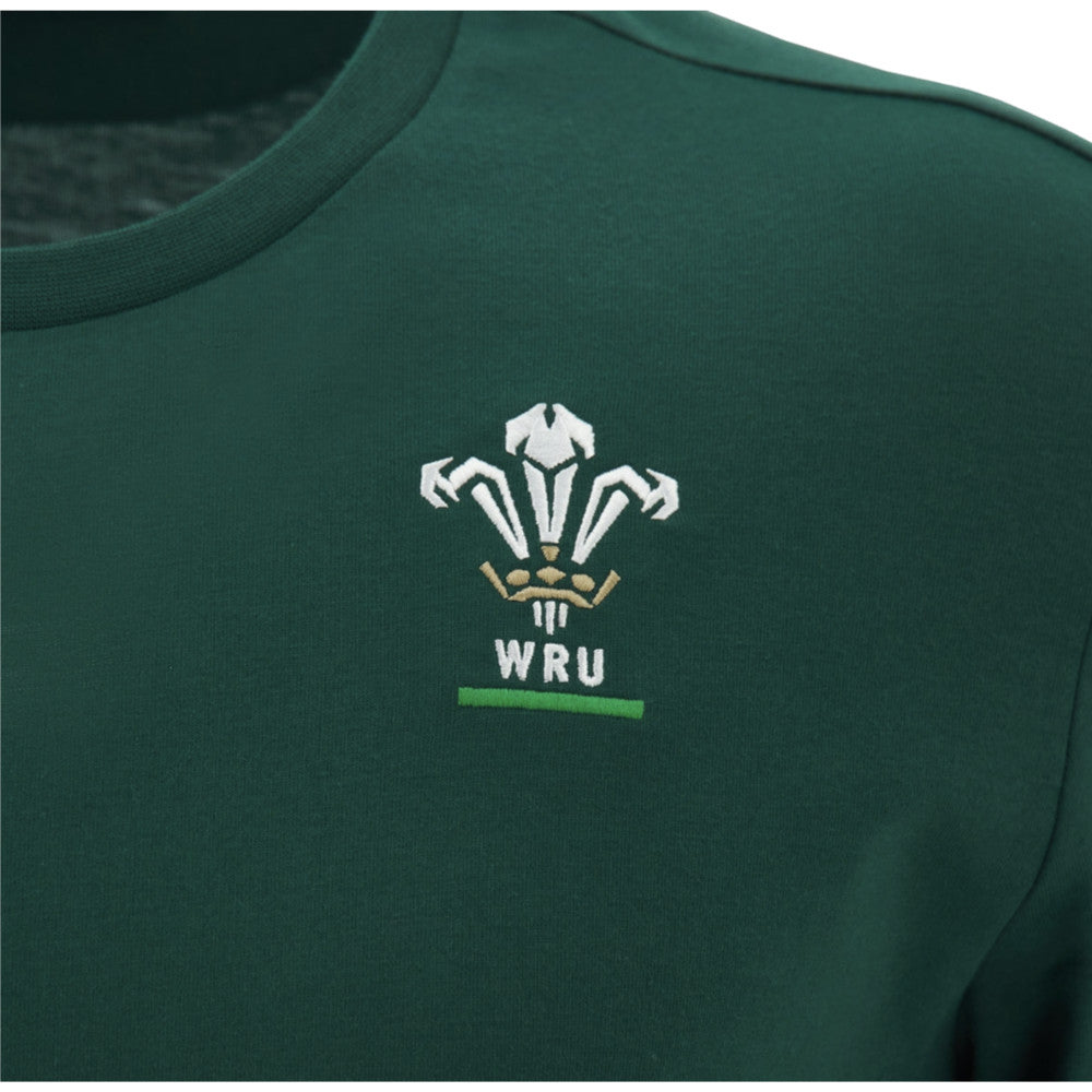 2026-2027 Wales WRU Rugby Cotton Travel Tee (Green)_2