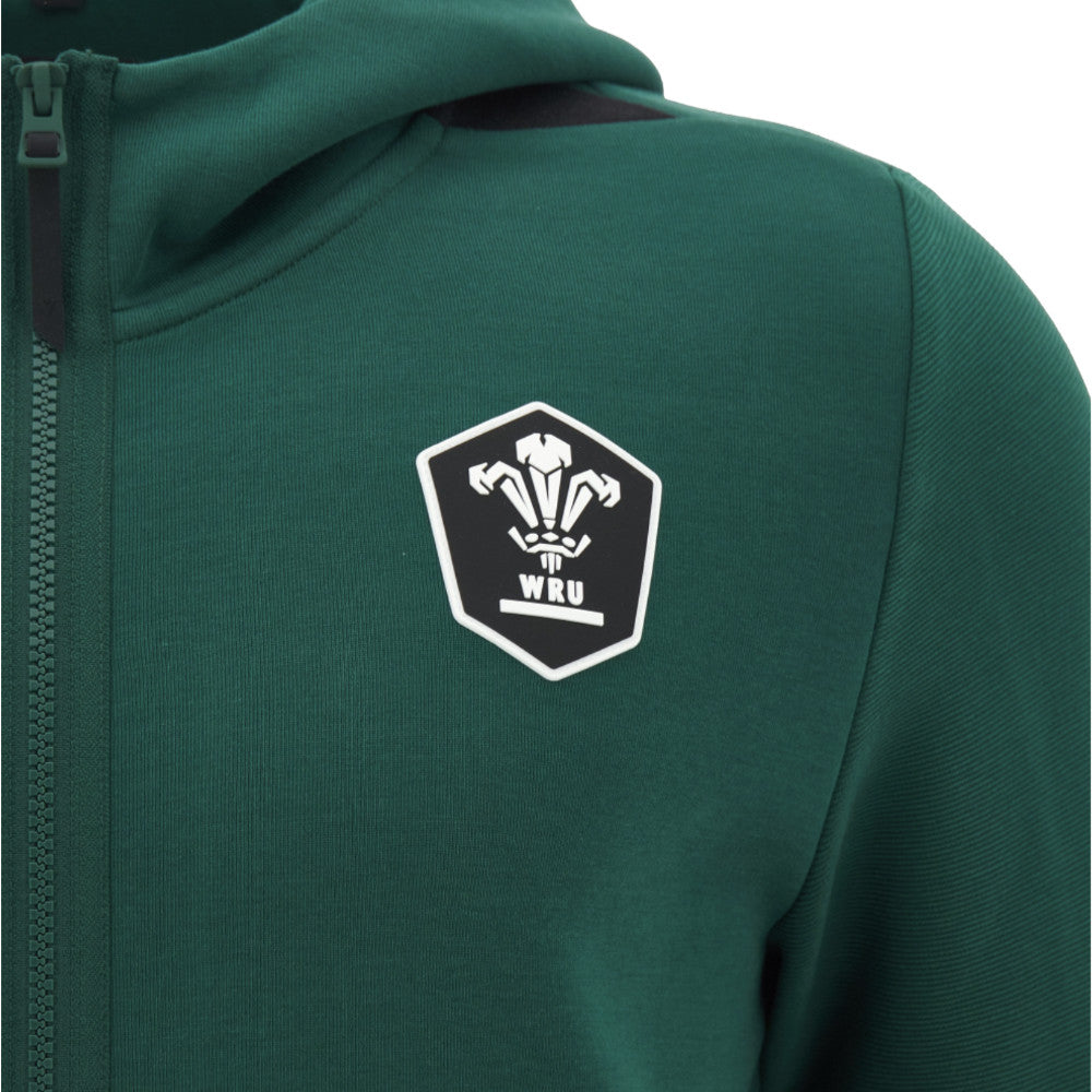 2026-2027 Wales WRU Rugby Ath Full Zip Hoodie (Green)_2
