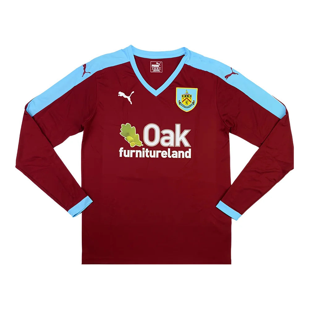 Burnley 2015-16 Long Sleeve Home Shirt ((Excellent) S)_1
