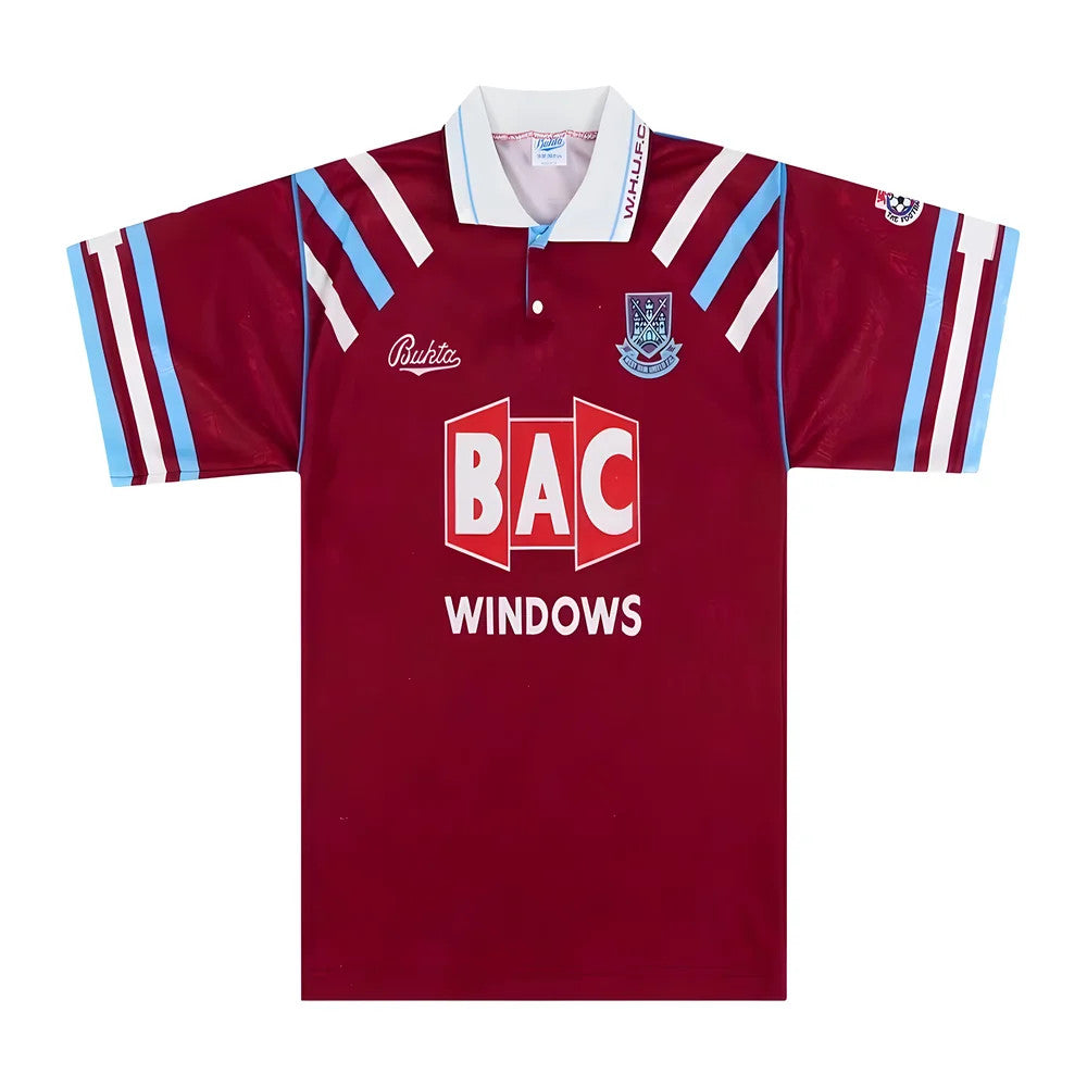 West Ham 1991-1992 Home Shirt (M) (Very Good)_1