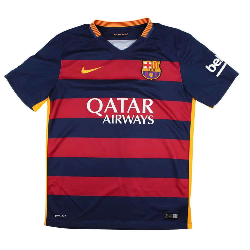 Barcelona 2015-16 Home Shirt (SB) Pique #3 (Very Good)_1