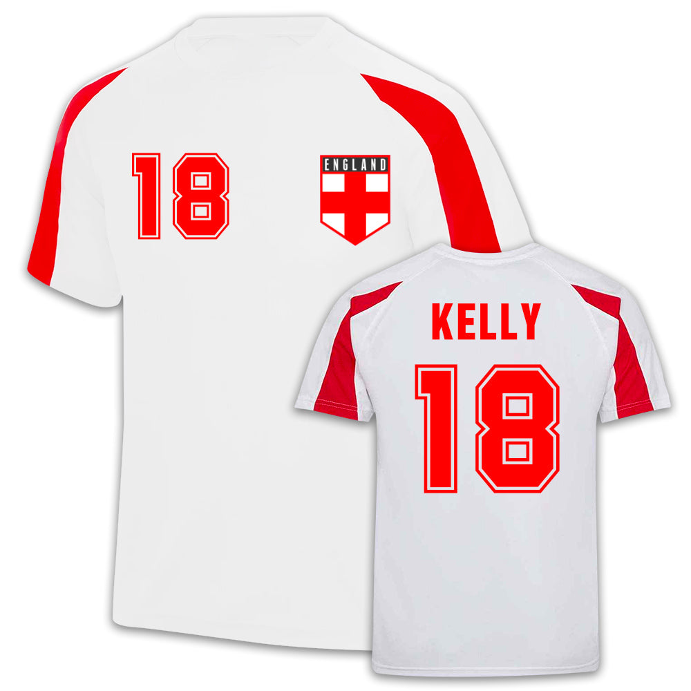 England Women Sports Training Jersey (Chloe Kelly 18)_0