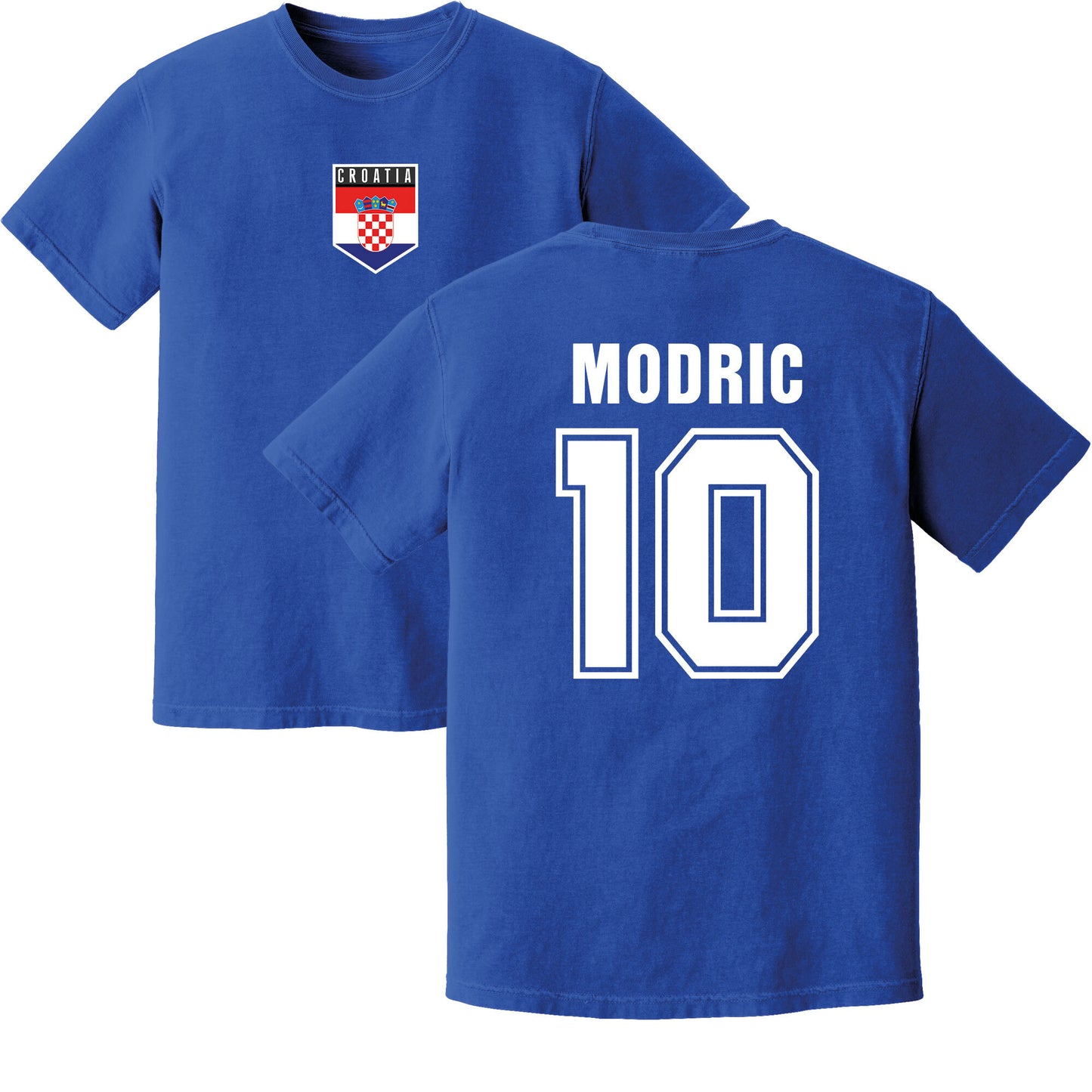 Modric Croatia Training Jersey (Blue)_1