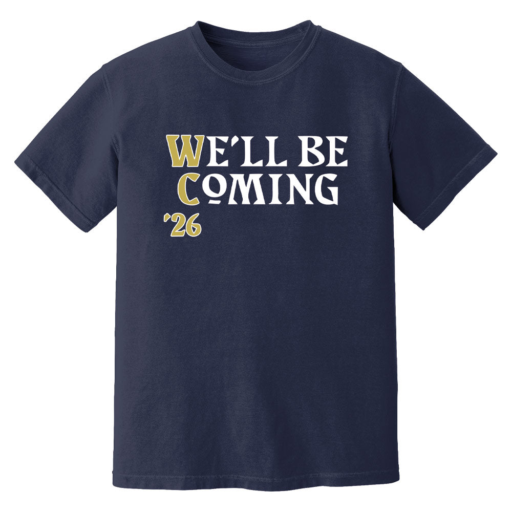 We\'ll Be Coming World Cup Scotland T-Shirt (Navy)_1