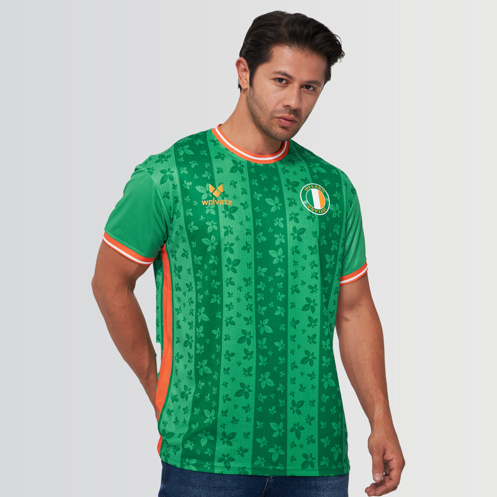 Ireland Legacy Football Jersey Green (Wolvate) Adult Short Sleeve_0