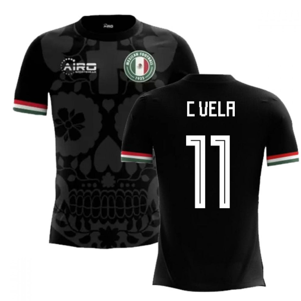 2025-2026 Mexico Third Concept Football Shirt (C.Vela 11) - Kids_3